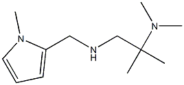 [2-(dimethylamino)-2-methylpropyl][(1-methyl-1H-pyrrol-2-yl)methyl]amine 结构式