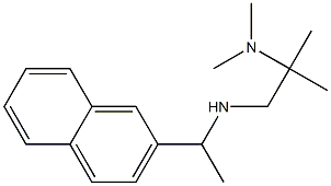 [2-(dimethylamino)-2-methylpropyl][1-(naphthalen-2-yl)ethyl]amine 结构式