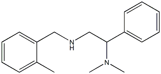 [2-(dimethylamino)-2-phenylethyl][(2-methylphenyl)methyl]amine 结构式