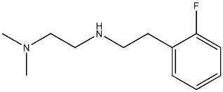 [2-(dimethylamino)ethyl][2-(2-fluorophenyl)ethyl]amine 结构式