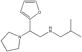 [2-(furan-2-yl)-2-(pyrrolidin-1-yl)ethyl](2-methylpropyl)amine 结构式