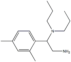 [2-amino-1-(2,4-dimethylphenyl)ethyl]dipropylamine 结构式