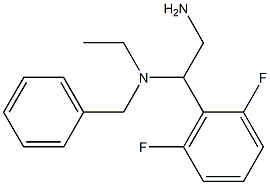 [2-amino-1-(2,6-difluorophenyl)ethyl](benzyl)ethylamine 结构式
