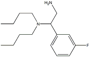 [2-amino-1-(3-fluorophenyl)ethyl]dibutylamine 结构式