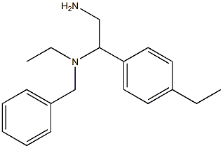 [2-amino-1-(4-ethylphenyl)ethyl](benzyl)ethylamine 结构式