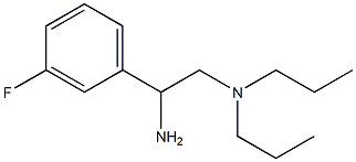 [2-amino-2-(3-fluorophenyl)ethyl]dipropylamine 结构式