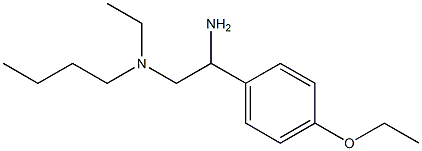 [2-amino-2-(4-ethoxyphenyl)ethyl](butyl)ethylamine 结构式