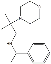 [2-methyl-2-(morpholin-4-yl)propyl](1-phenylethyl)amine 结构式