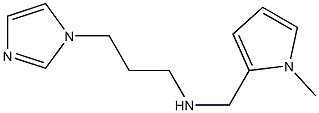 [3-(1H-imidazol-1-yl)propyl][(1-methyl-1H-pyrrol-2-yl)methyl]amine 结构式