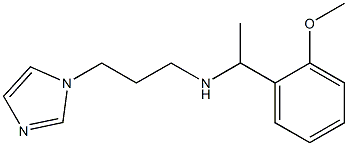 [3-(1H-imidazol-1-yl)propyl][1-(2-methoxyphenyl)ethyl]amine 结构式