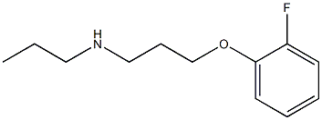 [3-(2-fluorophenoxy)propyl](propyl)amine 结构式