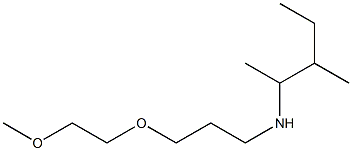 [3-(2-methoxyethoxy)propyl](3-methylpentan-2-yl)amine 结构式