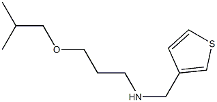 [3-(2-methylpropoxy)propyl](thiophen-3-ylmethyl)amine 结构式