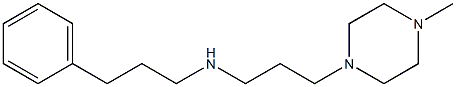 [3-(4-methylpiperazin-1-yl)propyl](3-phenylpropyl)amine 结构式