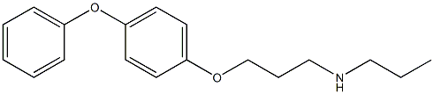 [3-(4-phenoxyphenoxy)propyl](propyl)amine 结构式