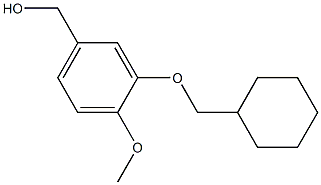 [3-(cyclohexylmethoxy)-4-methoxyphenyl]methanol 结构式