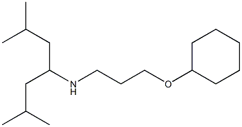 [3-(cyclohexyloxy)propyl](2,6-dimethylheptan-4-yl)amine 结构式