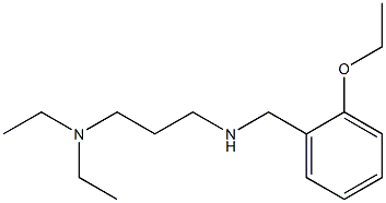 [3-(diethylamino)propyl][(2-ethoxyphenyl)methyl]amine 结构式