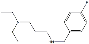 [3-(diethylamino)propyl][(4-fluorophenyl)methyl]amine 结构式