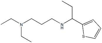 [3-(diethylamino)propyl][1-(thiophen-2-yl)propyl]amine 结构式