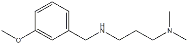 [3-(dimethylamino)propyl][(3-methoxyphenyl)methyl]amine 结构式