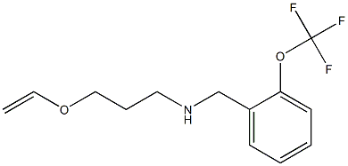 [3-(ethenyloxy)propyl]({[2-(trifluoromethoxy)phenyl]methyl})amine 结构式