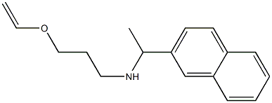 [3-(ethenyloxy)propyl][1-(naphthalen-2-yl)ethyl]amine 结构式