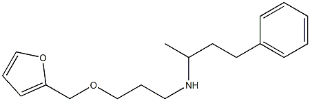 [3-(furan-2-ylmethoxy)propyl](4-phenylbutan-2-yl)amine 结构式