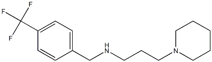 [3-(piperidin-1-yl)propyl]({[4-(trifluoromethyl)phenyl]methyl})amine 结构式