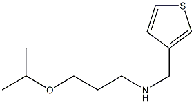 [3-(propan-2-yloxy)propyl](thiophen-3-ylmethyl)amine 结构式