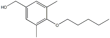 [3,5-dimethyl-4-(pentyloxy)phenyl]methanol 结构式