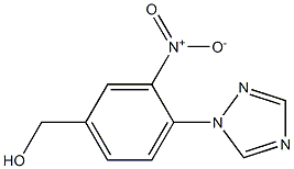 [3-nitro-4-(1H-1,2,4-triazol-1-yl)phenyl]methanol 结构式