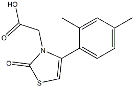 [4-(2,4-dimethylphenyl)-2-oxo-1,3-thiazol-3(2H)-yl]acetic acid 结构式