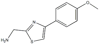 [4-(4-methoxyphenyl)-1,3-thiazol-2-yl]methanamine 结构式