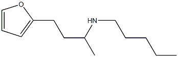 [4-(furan-2-yl)butan-2-yl](pentyl)amine 结构式