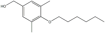 [4-(hexyloxy)-3,5-dimethylphenyl]methanol 结构式