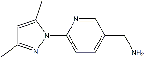 [6-(3,5-dimethyl-1H-pyrazol-1-yl)pyridin-3-yl]methylamine 结构式