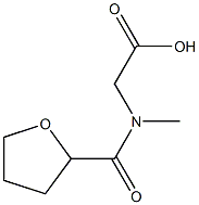 [methyl(tetrahydrofuran-2-ylcarbonyl)amino]acetic acid 结构式