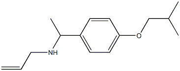 {1-[4-(2-methylpropoxy)phenyl]ethyl}(prop-2-en-1-yl)amine 结构式