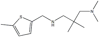 {2-[(dimethylamino)methyl]-2-methylpropyl}[(5-methylthiophen-2-yl)methyl]amine 结构式