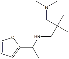 {2-[(dimethylamino)methyl]-2-methylpropyl}[1-(furan-2-yl)ethyl]amine 结构式