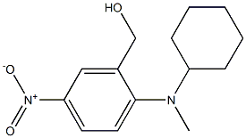 {2-[cyclohexyl(methyl)amino]-5-nitrophenyl}methanol 结构式