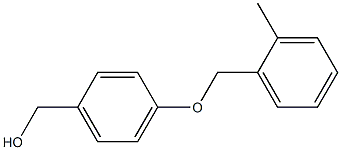 {4-[(2-methylphenyl)methoxy]phenyl}methanol 结构式