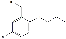 {5-bromo-2-[(2-methylprop-2-en-1-yl)oxy]phenyl}methanol 结构式