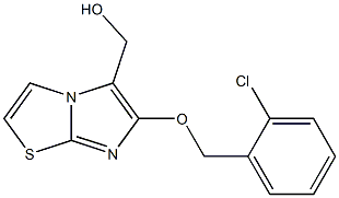 {6-[(2-chlorobenzyl)oxy]imidazo[2,1-b][1,3]thiazol-5-yl}methanol 结构式