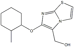 {6-[(2-methylcyclohexyl)oxy]imidazo[2,1-b][1,3]thiazol-5-yl}methanol 结构式