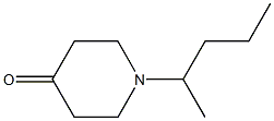 1-(1-methylbutyl)piperidin-4-one 结构式