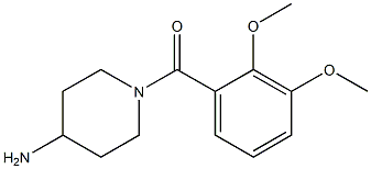 1-(2,3-dimethoxybenzoyl)piperidin-4-amine 结构式