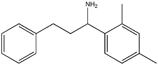 1-(2,4-dimethylphenyl)-3-phenylpropan-1-amine 结构式