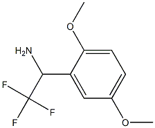 1-(2,5-dimethoxyphenyl)-2,2,2-trifluoroethan-1-amine 结构式